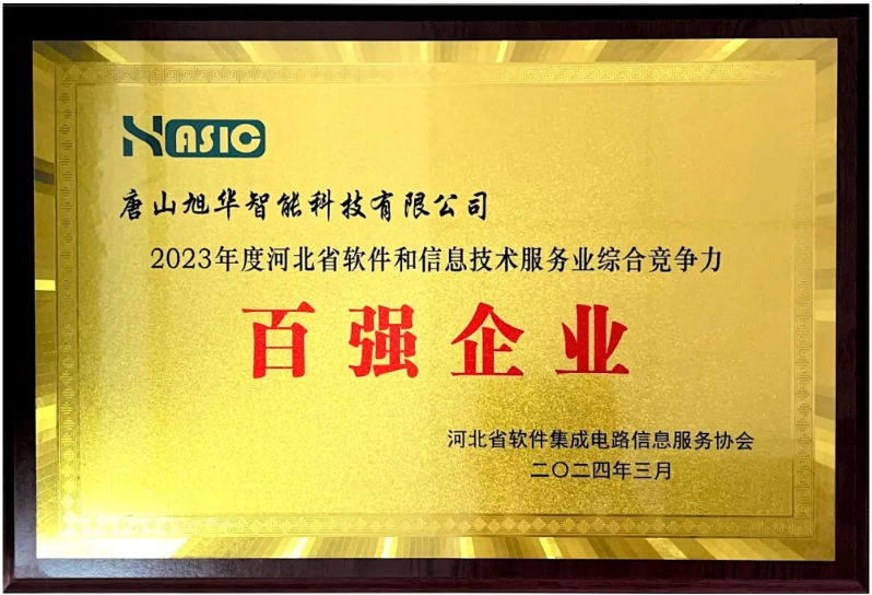 利来国际智慧取得“2023年度河北省软件和信息技术服务业综合竞争力百强企业”等3项荣誉称号