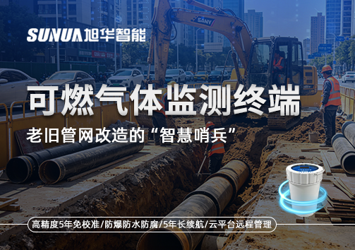 老旧管网改造的“智慧哨兵”：可燃气体监测终端如何重塑地下安全防线
